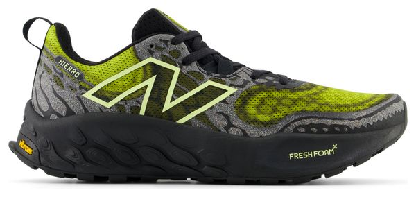 Chaussures de Trail New Balance Fresh Foam X Hierro v8 Noir Jaune Homme