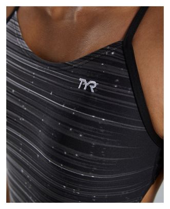 Tyr Durafast Elite Speedwarp Cutoutfit Badpak Dames Grijs