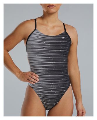 Tyr Durafast Elite Speedwarp Cutoutfit Swimsuit Donna Grigio