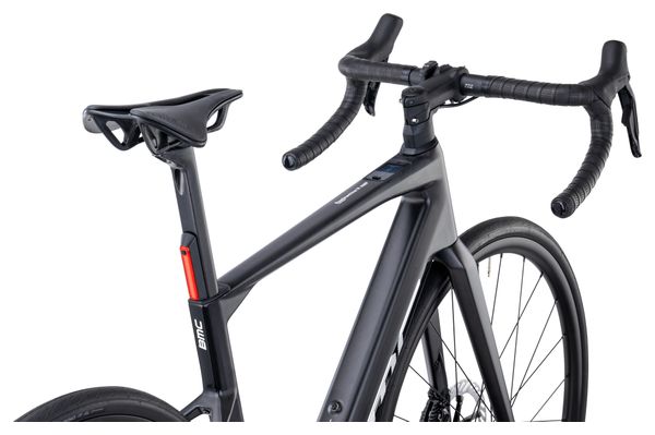 Vélo de Route Électrique BMC Roadmachine 01 AMP One Shimano 105 Di2 12V 360 Wh 700 mm Noir Carbone 2027