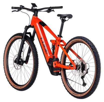 Cube Stereo Hybrid 120 Race 625 Electric Full Suspension MTB Shimano Deore XT 12S 625 Wh 29'' Spark Orange 2023