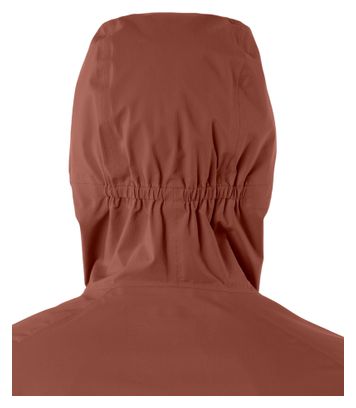 Giacca impermeabile Salomon Bonatti Waterproof marrone da uomo