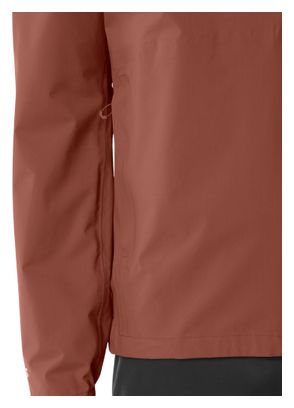 Giacca impermeabile Salomon Bonatti Waterproof marrone da uomo