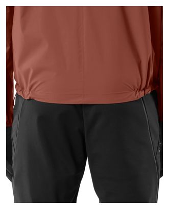 Giacca impermeabile Salomon Bonatti Waterproof marrone da uomo