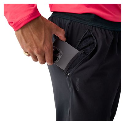 Pantalones Brooks Dash negros para hombre