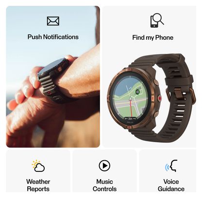 Polar Grit X2 GPS Watch Brown Copper