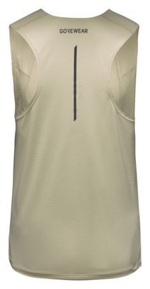 Herentanktop Gore Wear Contest 2.0 Beige