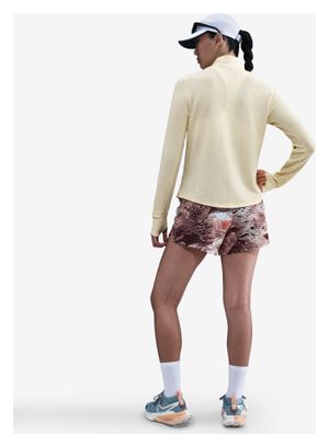 Haut 1/4 zip Nike Trail Jaune Femme