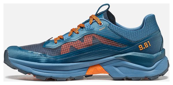 Garmont 9.81 Engage Botas Senderismo Azul/Naranja S.44 1/2 - Producto Renovado