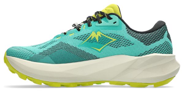 Chaussures Trail Asics Trabuco 14 Vert/Jaune Homme