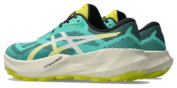 Chaussures Trail Asics Trabuco 14 Vert/Jaune Homme