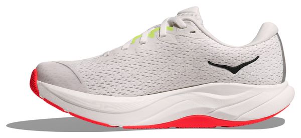 Hoka Rincon 4 Running Shoes White/Red Kids