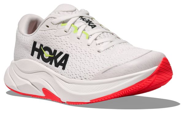 Hoka Rincon 4 Running Shoes White/Red Kids