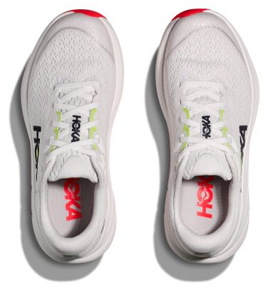 Hoka Rincon 4 Running Shoes White/Red Kids
