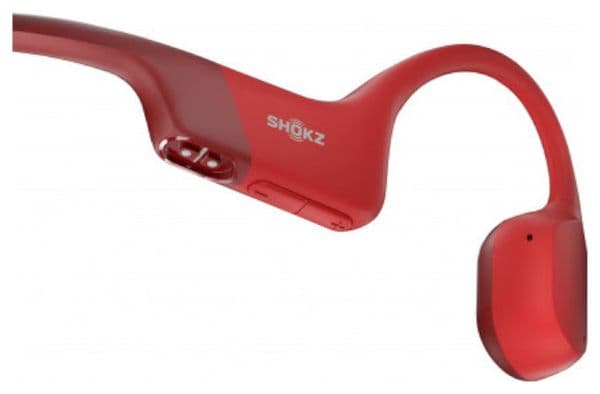 Shokz Openrun Bluetooth-Kopfhörer Rot