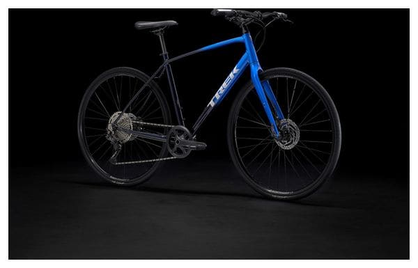 Vélo Fitness Trek FX 3 Disc Shimano Deore 10V 700 mm Bleu Fade 2023