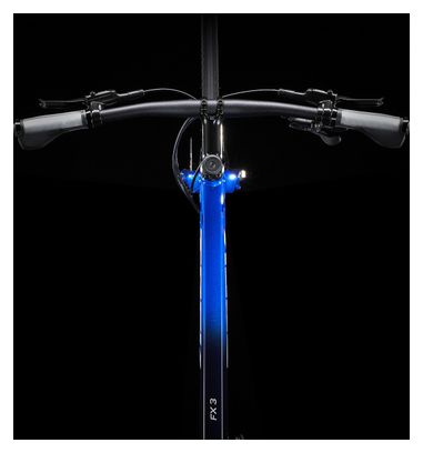 Vélo Fitness Trek FX 3 Disc Shimano Deore 10V 700 mm Bleu Fade 2023