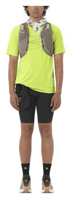 Camiseta de manga corta Salomon Sense Aero Graphic verde para hombre