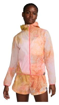 Nike Dri-Fit Trail Repel Women's Windbreaker Jacket Pink Orange