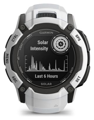 GARMIN Instinct 2X Solar - Montre de sport connectée - Blanc