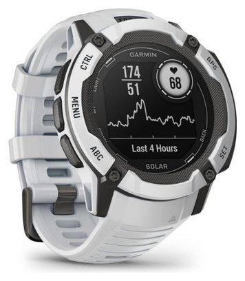 GARMIN Instinct 2X Solar - Montre de sport connectée - Blanc