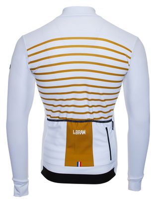 LeBram Ventoux Long Sleeves Jersey White Gold