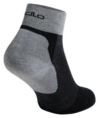 Odlo Performance Wool Unisex-Socken Schwarz/Grau