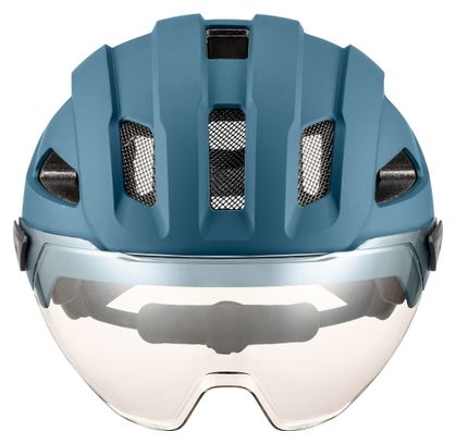 Casco da città Uvex Stride Visor blu Stone