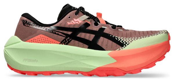 Asics Trabuco Max 5 Trail-Laufschuhe für Herren, rot/grün