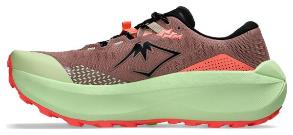 Asics Trabuco Max 5 Trail-Laufschuhe für Herren, rot/grün
