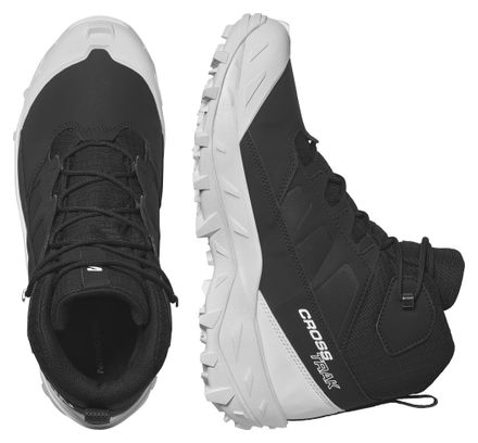 Scarpe da trekking Salomon Crosstrak Waterproof Nero/Bianco da uomo