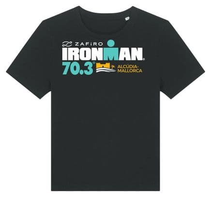 Ironman 70.3 Mallorca Kurzarm T-Shirt Schwarz Damen