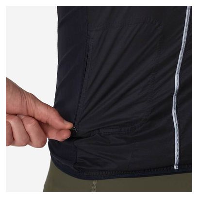 Men's Rapha Brevet Element Windbreaker Jacket Black/Gray