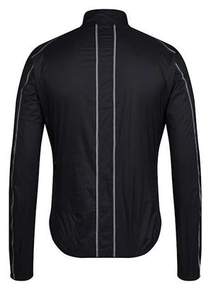 Rapha Brevet Element Winddichte jas Zwart/Grijs