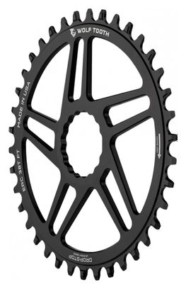 Wolf Tooth Direct Mount Chainring for Easton/Race Face Cinch Drop-Stop B Black