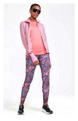 Maillot de manga corta Craft Core Essence Pink Logo de mujer