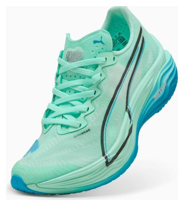 Puma Scarpe da corsa Deviate Nitro Elite 3 Verde/Blu Donna
