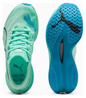 Puma Scarpe da corsa Deviate Nitro Elite 3 Verde/Blu Donna