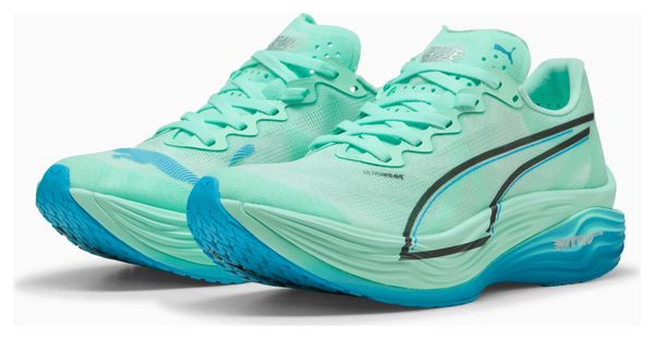 Puma Scarpe da corsa Deviate Nitro Elite 3 Verde/Blu Donna