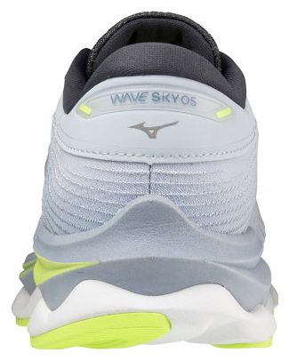 Wave Sky 5 Zapatillas de Running para Mujer Gris Amarillo