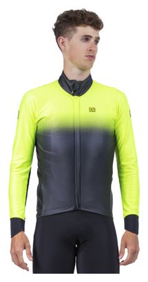 Alé Gradient Long Sleeve Jacket Black/Fluorescent Yellow