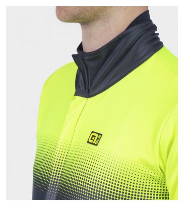 Alé Gradient Long Sleeve Jacket Black/Fluorescent Yellow