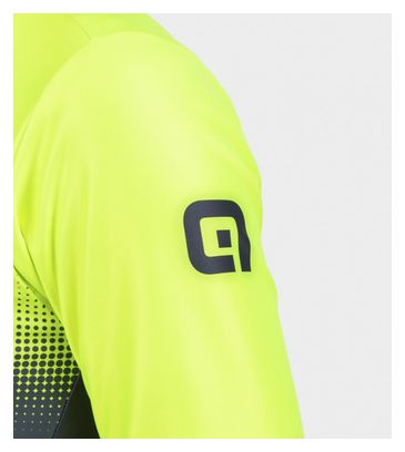 Alé Gradient Long Sleeve Jacket Black/Fluorescent Yellow