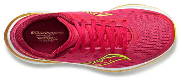 Damen Laufschuhe Saucony Endorphin Speed 3 Rot Gelb