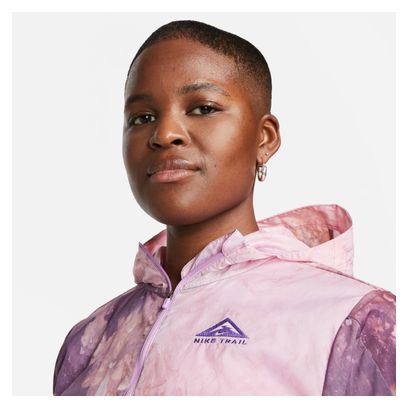 Nike Dri-Fit Trail Repel Women's Windbreaker Jacket Pink Violet