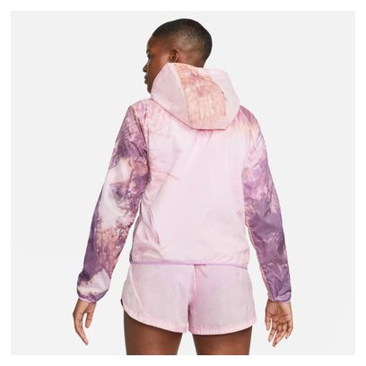 Wasserabweisende Windjacke Women Nike Dri-Fit Trail Repel Pink Violet