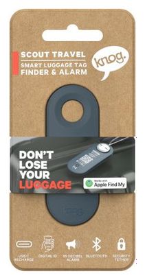 Rastreador GPS Knog Scout Travel - Apple - Azul Profundo