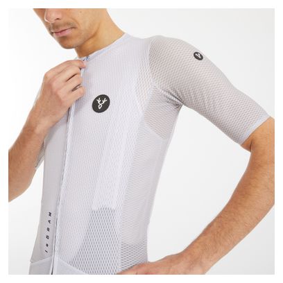 LeBram Izoard Ultralight Short Sleeved Jersey Grey Ecru