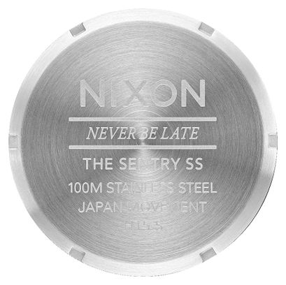 Montre Unisexe Nixon Sentry Acier Argent/Doré