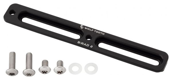 Support de Porte-Bidon Wolf Tooth B-RAD 2 Slot Noir